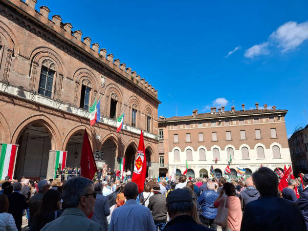 Cremona 80esimo Liberazione Celebrato il 25 aprile 2025 Una piazza orgogliosamente antifascista