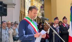 Crema 80esimo Liberazione  Il discorso del sindaco Fabio Bergamaschi