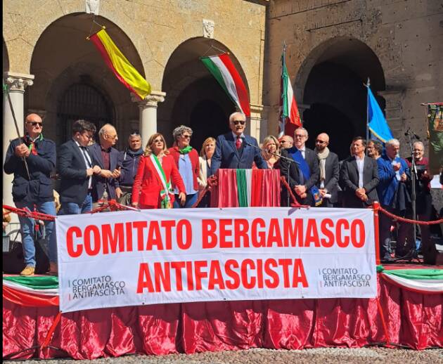 Bergamo il discorso per il 25 APRILE 2025 della Sindaca di Bergamo Elena Carnevali 
