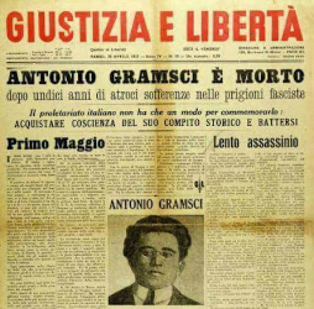  Oggi 27 aprile anniversario della morte di Antonio Gramsci. Gian Carlo Storti