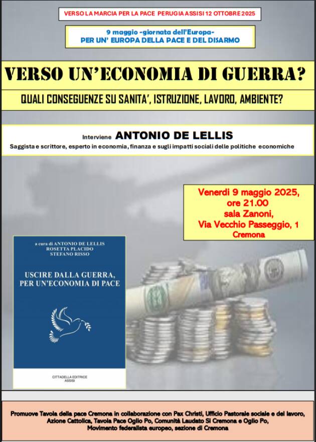 (CR) Incontro : Verso un'economia di guerra con ANTONIO DE LELLIS