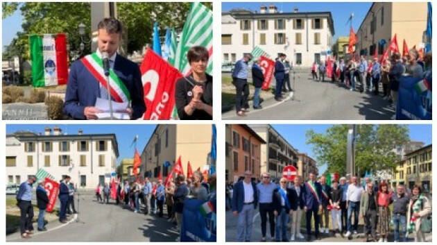 Crema Il discorso di Fabio Bergamaschi per la celebrazione del 1° maggio