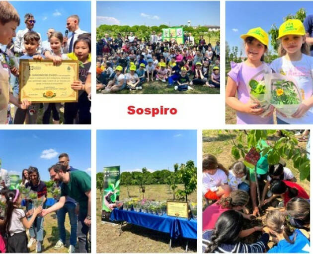 (CR) Sospiro Il Giardino dei Ciliegi : progetto che unisce ambiente, inclusione e futuro