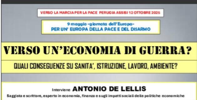 (CR) Verso un economia di guerra? inconto con Antonio De Lillis
