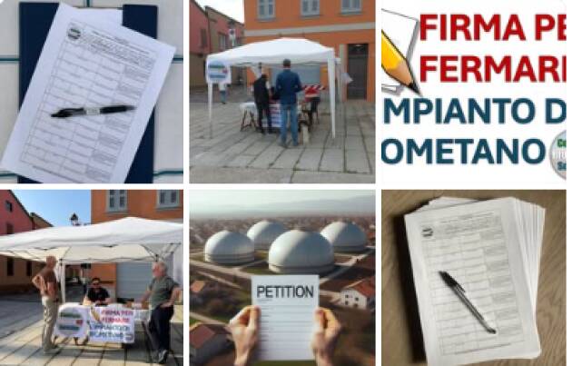 Soresina UNA FIRMA PER FERMARE L’IMPIANTO DI BIOMETANO!