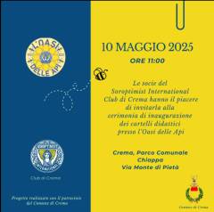 Crema inaugurazione   Oasi delle Api