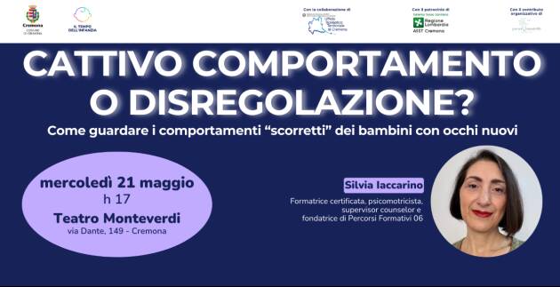 (CR) Il Tempo dell’Infanzia, un maggio ricco di appuntamenti