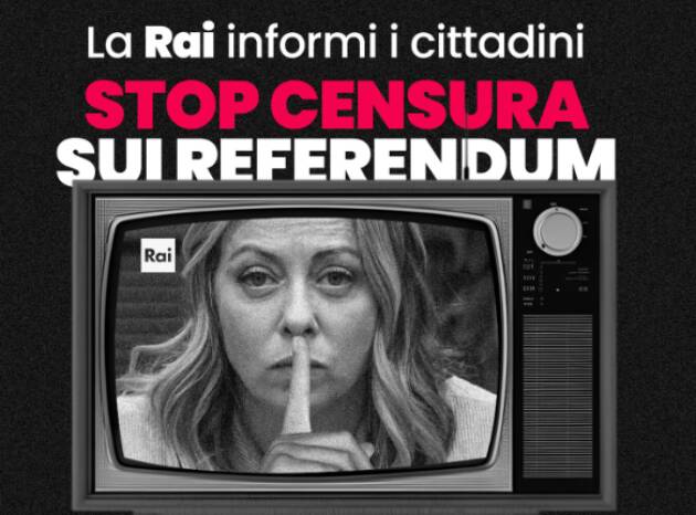  RAI: basta censura sui referendum – Firma e condividi