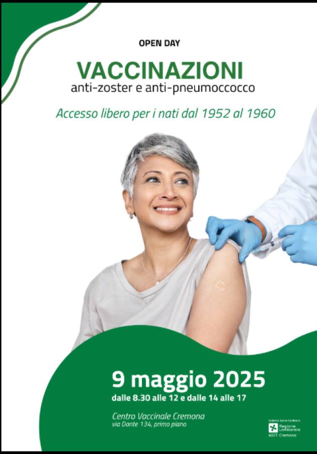 ASST Cremona Vaccinazioni anti-pneumococco e anti-zoster
