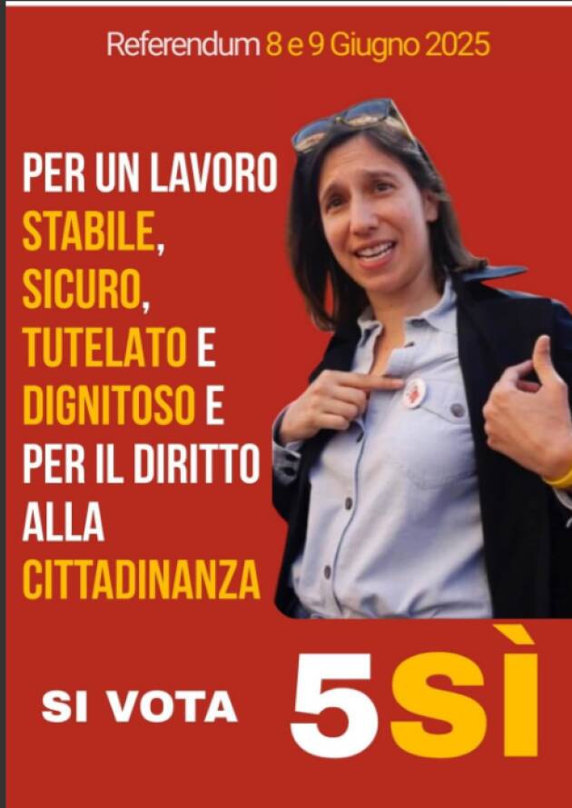  Partito Democratico Chiediamo davvero a tutte e tutti di andare a votare.  5 x 5 = Sì!