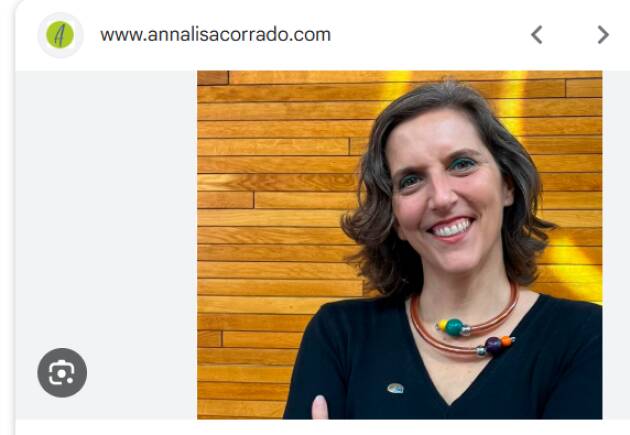 Annalisa Corrado Cambiamento climatico , basta con bambini che non vanno a scuola