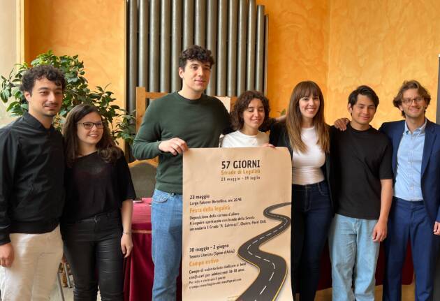 La Consulta Giovani Crema presenta l’edizione 2025 di ‘57 giorni, Strade di Legalità’