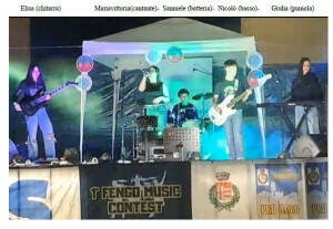 1°FENGO MUSIC CONTEST 2025 LA giovane BAND RUSTY STRINGS SI AGGIUDICA IL 2°POSTO