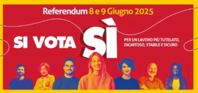 Soresina Incontro perchè votare SI ai Referendum dell'8 e 9 giugno