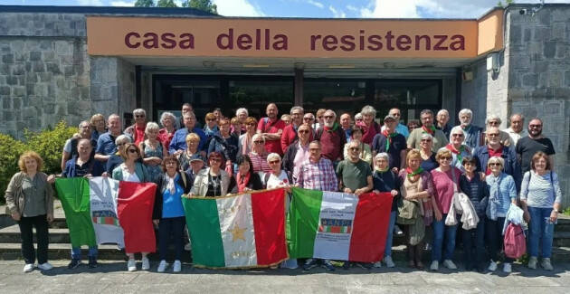ANPI Crema in visita alla Casa della Resistenza di Fondotoce.