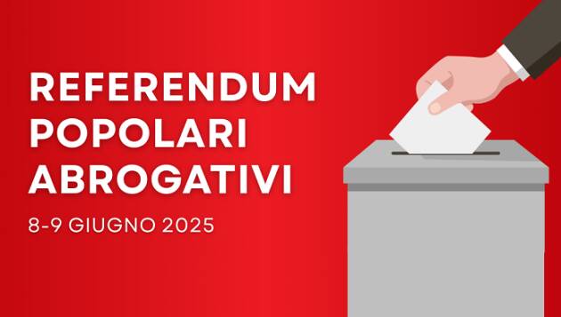 Soresina Incontro sui referendum 8-9 giugno il 28 maggio ore 20,45