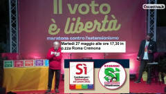 (CR) Maratona oratoria per i Referendum 8-9 giugno , serve il quorum