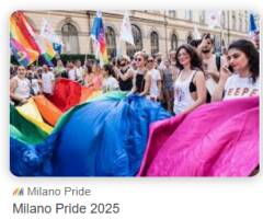 DIRITTI. SOSTEGNO ALLA COMUNITÀ LGBTQIA+, IL PATROCINIO  COMUNE MILANO PRIDE 2025