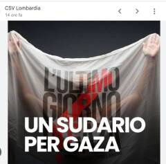PALAZZO MARINO. IL COMUNE DI MILANO ADERISCE ALLA CAMPAGNA 24 MAGGIO – 50.000 SUDARI PER GAZA