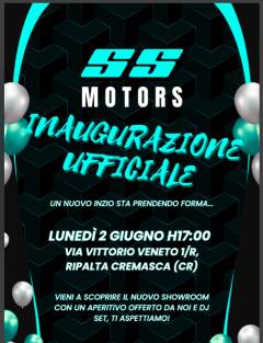 CI SIAMO! Siamo felici di invitarti all’inaugurazione ufficiale del nuovo capannone S.S Motors!