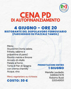 PD Cremona Cena di autofinanziamento