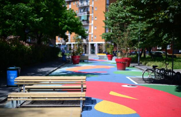 (MI) AMBIENTE. INAUGURATA LA PRIMA STRUTTURA OMBREGGIANTE IN VIA TURRONI
