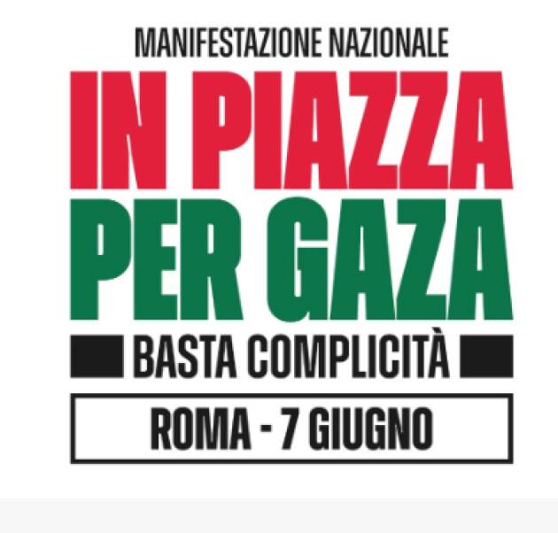 PD Lombardia Newsletter # 76 - Manifestazione del 7 giugno a Roma, in piazza per Gaza