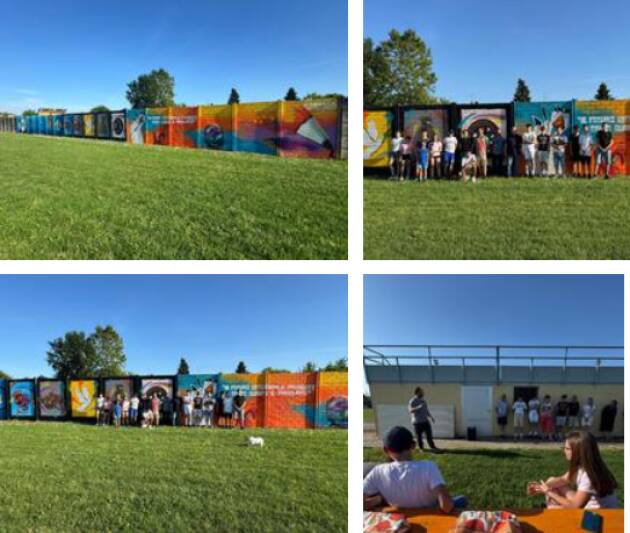 Murales, musica e futuro: i giovani protagonisti a Commessaggio