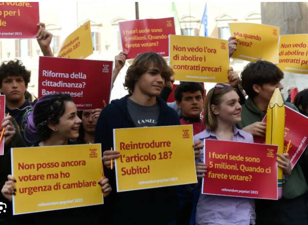 (CR) Referendum 8-9 giugno Firma l'appello al voto per i 5 SI su Lavoro e Cittadinanza