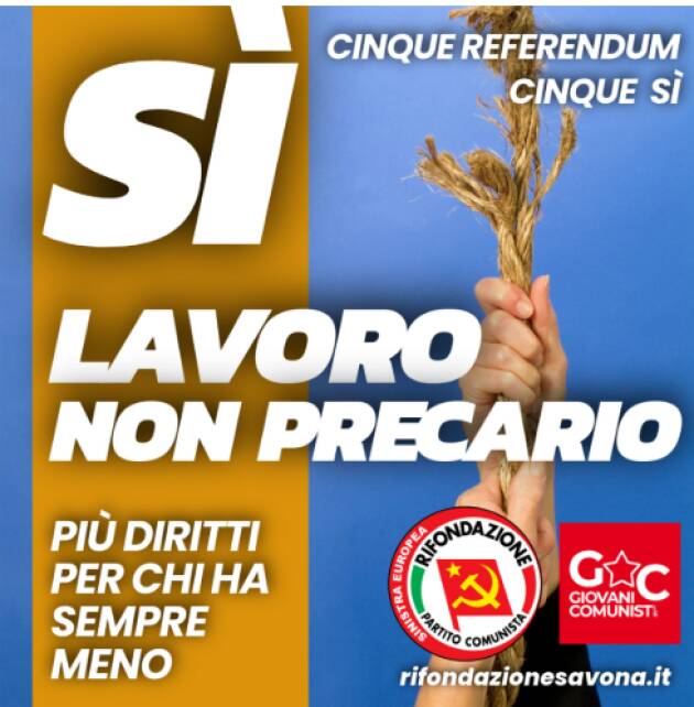 Rifondazione Comunista  Cremona lancia il suo appello al voto per i referendum