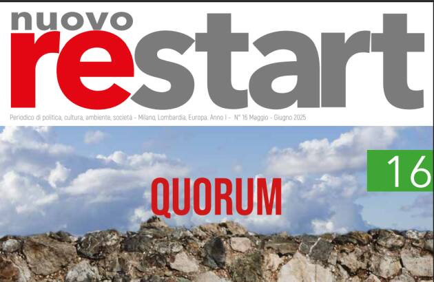 Referendum il numero 16 di Restart Vota 5 SI