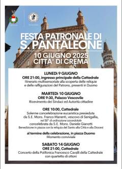 Celebrazione della festa Votiva del S. Patrono - San Pantaleone - Crema
