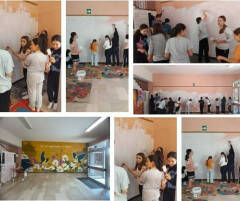 A MARCARIA I RAGAZZI RIDISEGNANO LA COMUNITA’ CON L’ARTE INAUGURAZIONE DEL MURALES