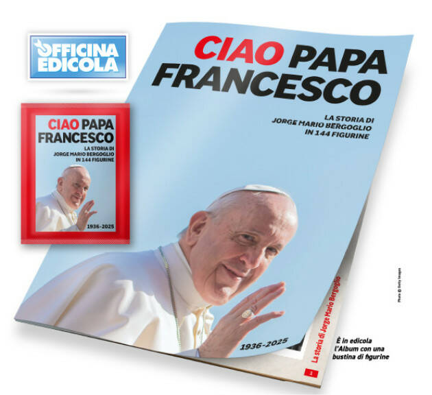CIAO PAPA FRANCESCO   LA STORIA DI JORGE MARIO BERGOGLIO RACCONTATA IN 144 FIGURINE.