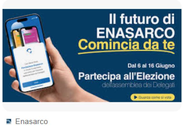 Si vota online fino al 16 giugno Elezioni Enasarco: da Agenti FNAARC Milano