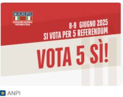 (Roma) ANPI ABBIAMO SOSTENUTO LA CAMPAGNA REFERENDARIA PERCHÉ I TEMI  ERANO COSTITUZIONALI 