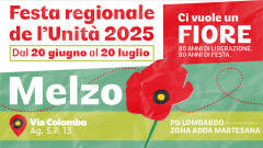 Lombardia Tutti alle Festa Regionale dell'Unità a Melzo Ci vuole un fiore