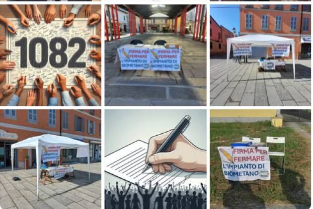  IMPIANTO DI BIOMETANO A SORESINA: NON CI FERMIAMO!