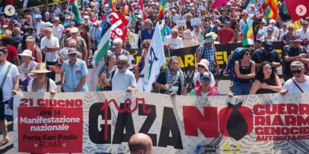 Da Cremona 100 cittadini Sabato 21 giugno  Roma a manifestare contro il riarmo europeo