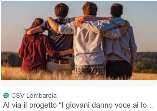 Oglio PO Al via il progetto 'I giovani danno voce ai loro territori'