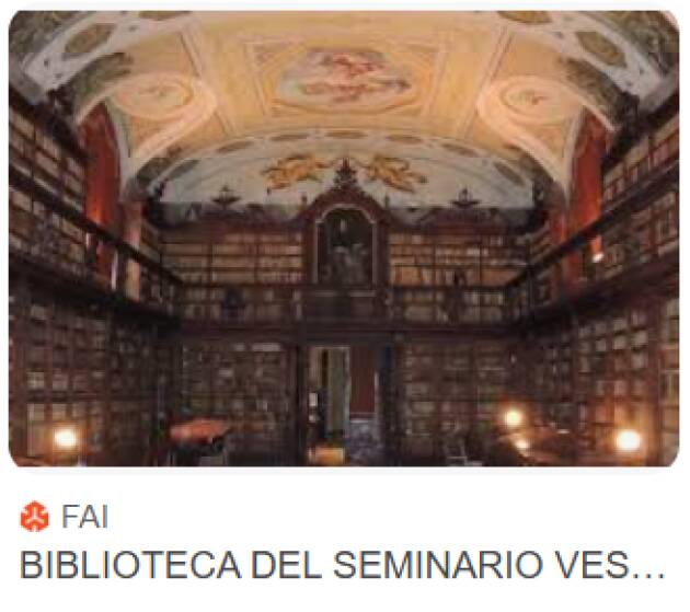 (PC) Anziani Visita guidata per la terza età alla biblioteca del Seminario Vescovile