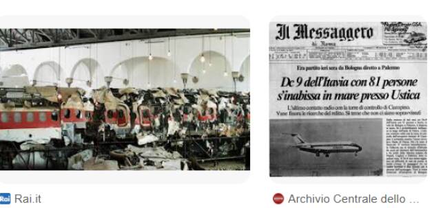 CNDDU A quarantacinque anni dalla strage di Ustica