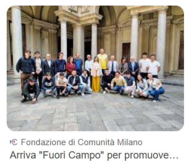 (MI) SPORT. ONLINE L'AVVISO DI ‘FUORI CAMPO’