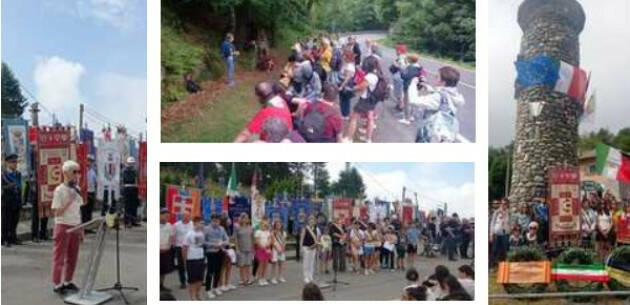 Anpi Cremona Una delegazione di cremonesi all'81° commemorazione dell'eccidio a Colle del Lys