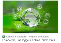 Legge per il clima – Pollini (M5S): 'In Lombardia, oltre al negazionismo......