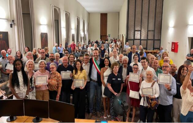 Crema 21 i premiati durante la serata pensata per celebrare la solidarietà