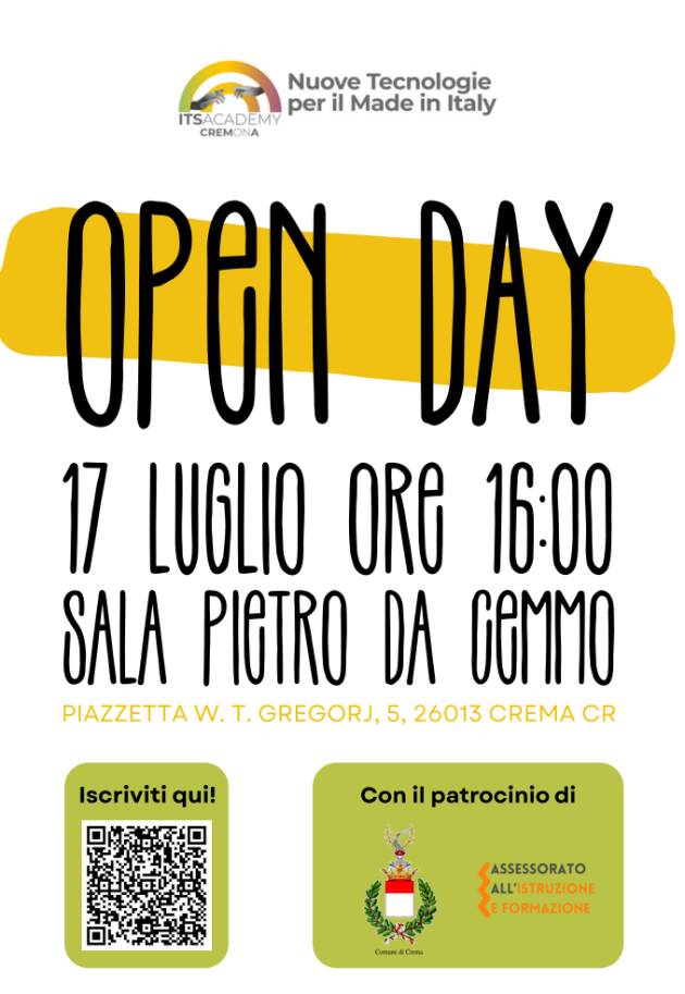 (CREMA) TITOLO: Più di 100 studenti e aziende coinvolti per i tirocini ITS Academy Cremona!