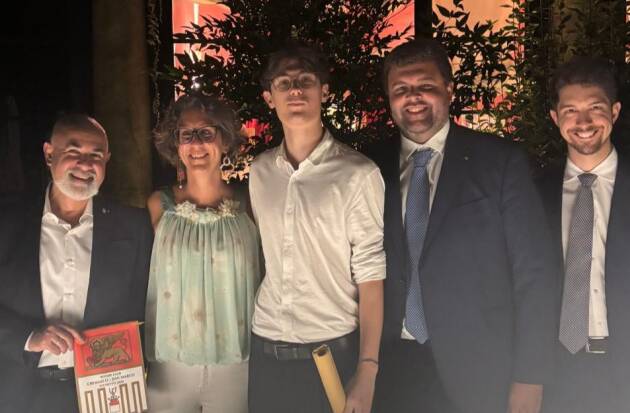 Il giovane scrittore Mateo Aschedamini ospite del Rotary Cremasco San Marco