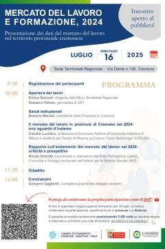 Provincia Cremona MERCATO DEL LAVORO E FORMAZIONE, 2024