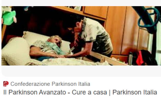 Anziani Parkinson: il 74% dei caregiver presta assistenza ogni giorno, 